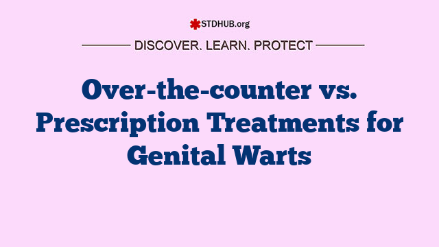 Over-the-counter vs. Prescription Treatments for Genital Warts