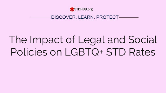 The Impact of Legal and Social Policies on LGBTQ+ STD Rates