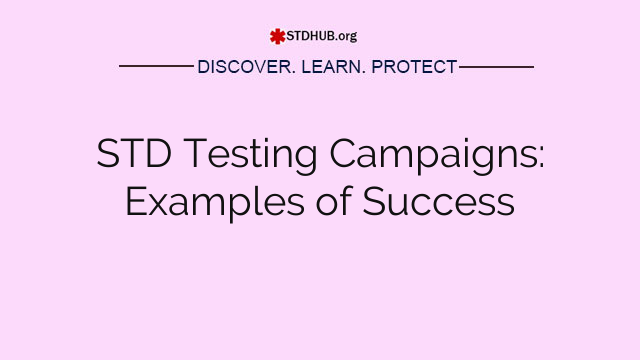 STD Testing Campaigns: Examples of Success