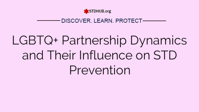 LGBTQ+ Partnership Dynamics and Their Influence on STD Prevention