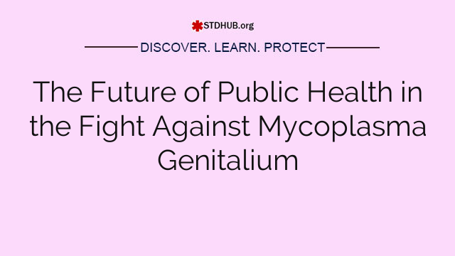 The Future of Public Health in the Fight Against Mycoplasma Genitalium