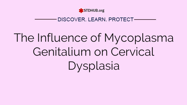 The Influence of Mycoplasma Genitalium on Cervical Dysplasia