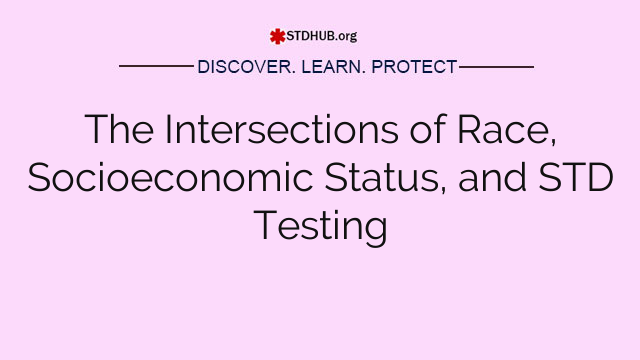The Intersections of Race, Socioeconomic Status, and STD Testing
