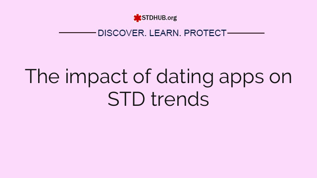 The impact of dating apps on STD trends