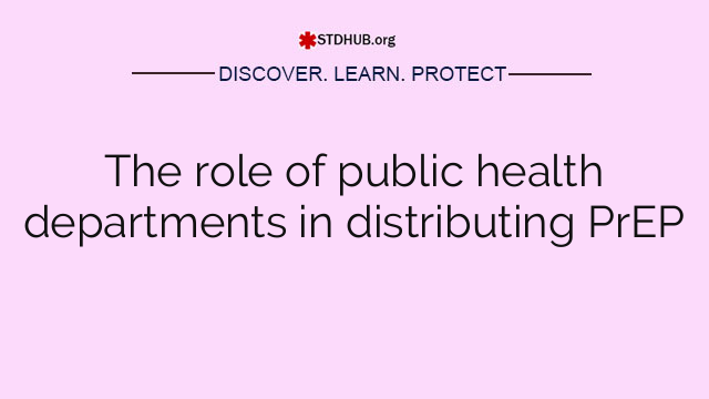 The role of local health clinics in distributing PrEP
