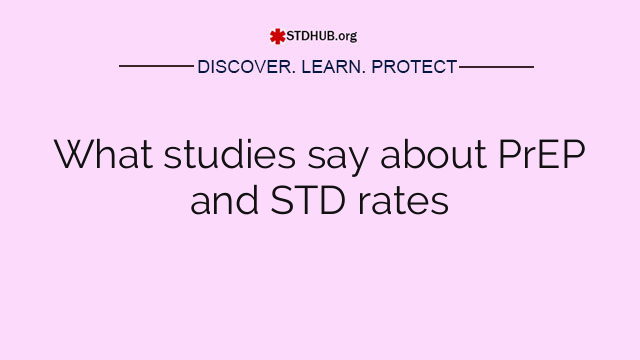 What studies say about PrEP and STD rates