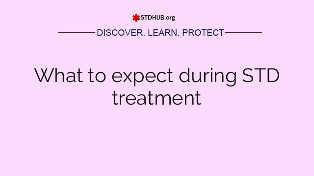 What to expect during STD treatment